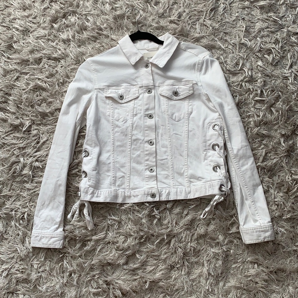White Jean Jacket